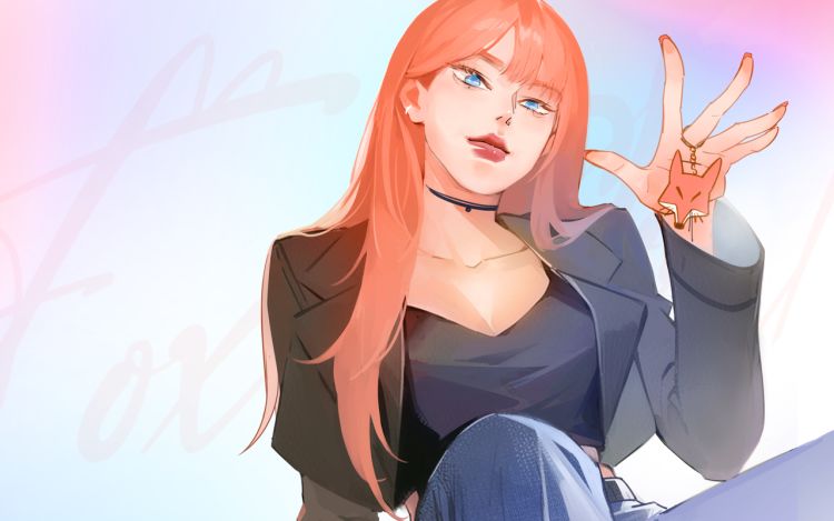 fox girl 抽象的天喜 漫画封面